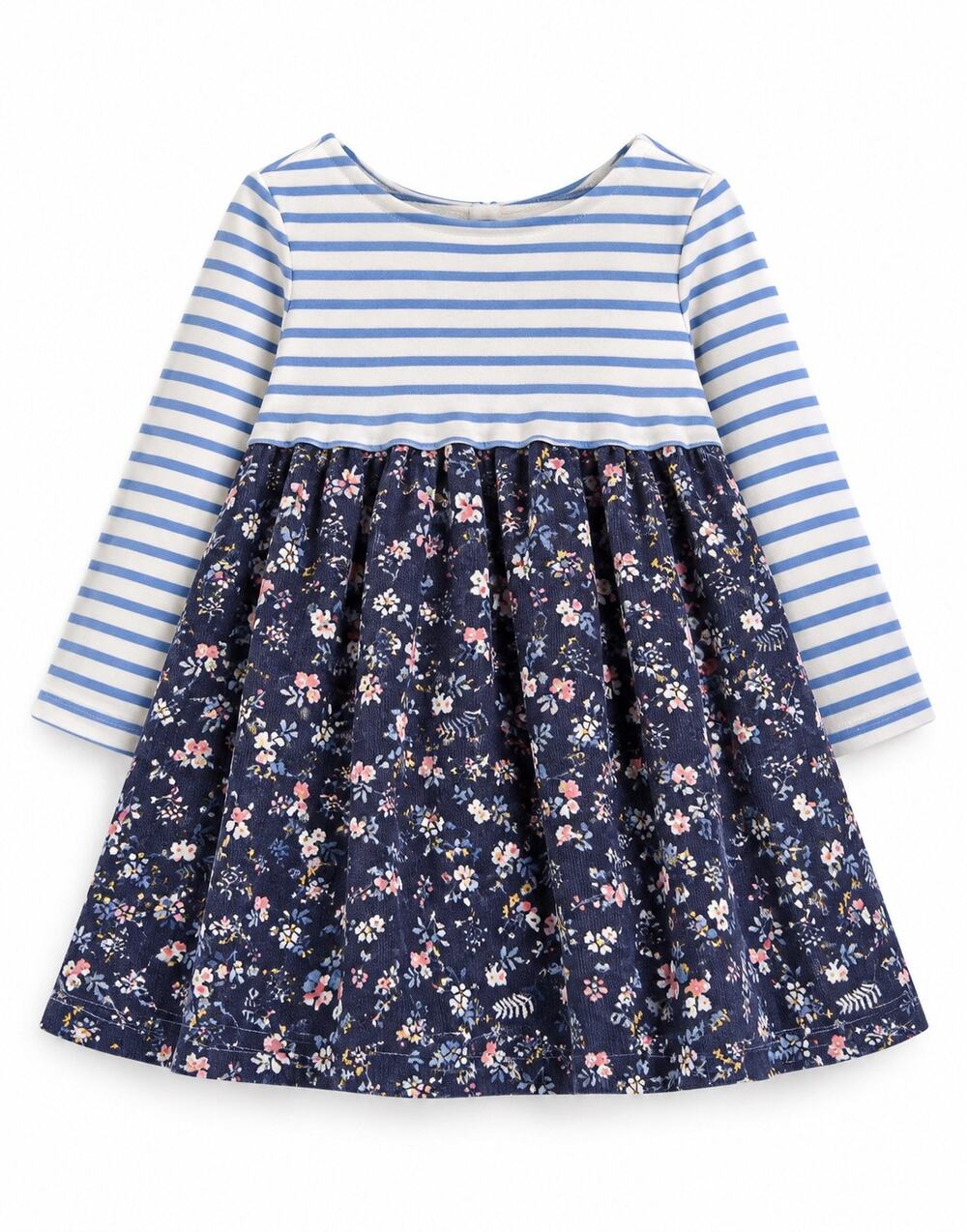 Charming Joules Layla Floral Stripe Girls' Dress 1Y